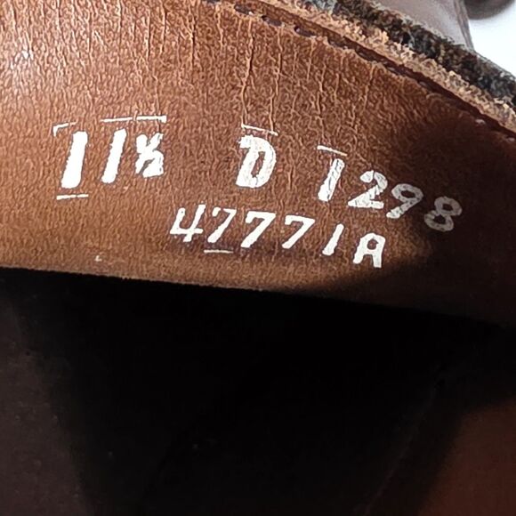 Allen Edmonds Mens Delray Derby Split toe Brown Dressed Shoes Sz 11.5 D main image 7